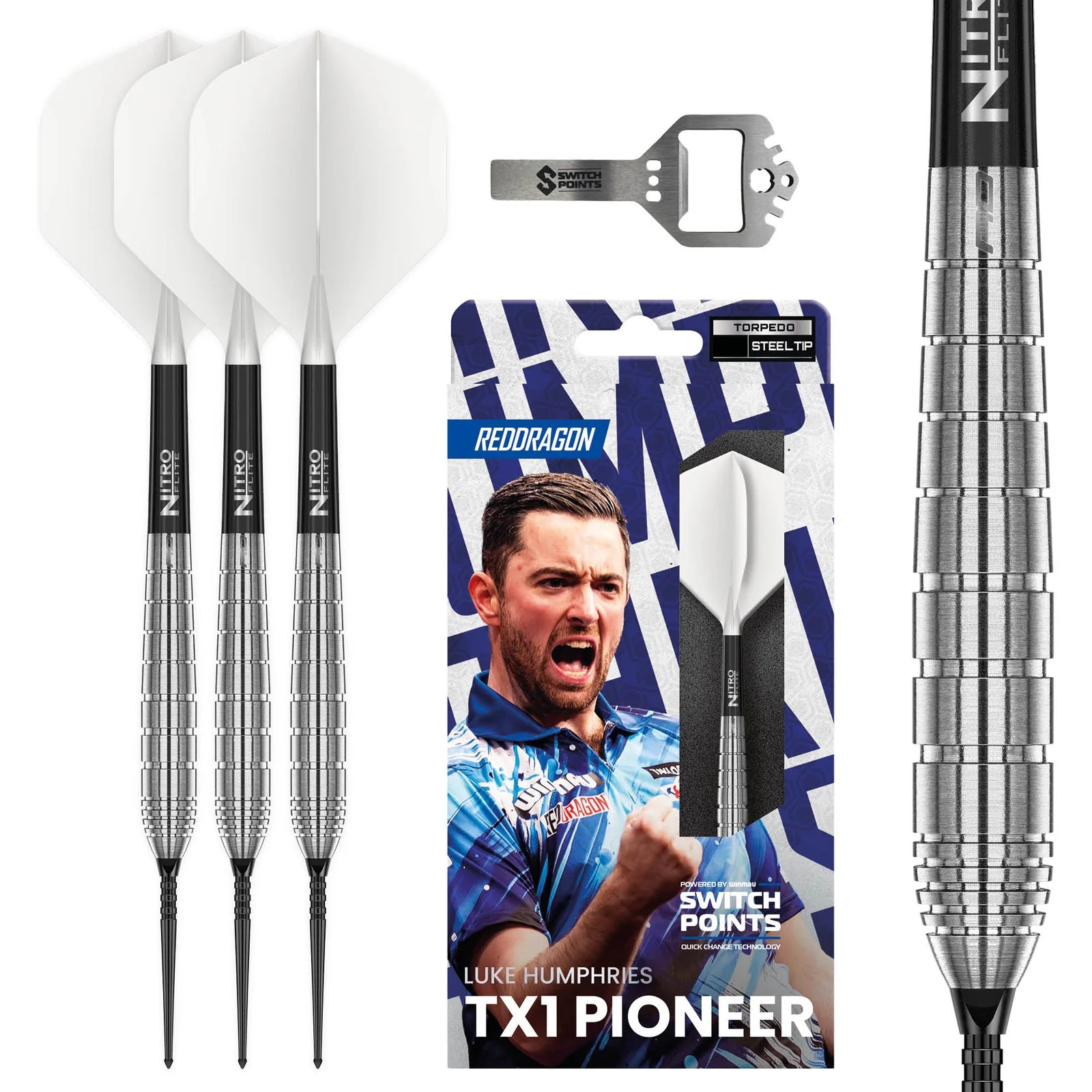 Luke Humphries TX1 90% Tungsten Switch Point Darts