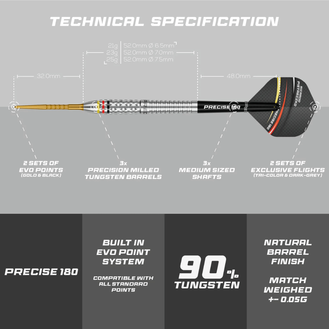 Ricardo Pietreczko Gen1 Steeltip Darts