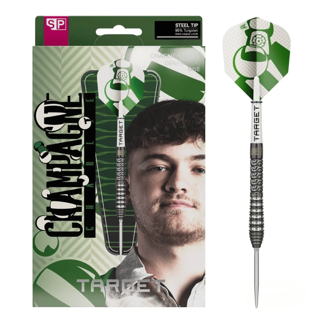 TARGET CHARLIE MANBY G1 SP 95% TUNGSTEN STEEL TIP DARTS