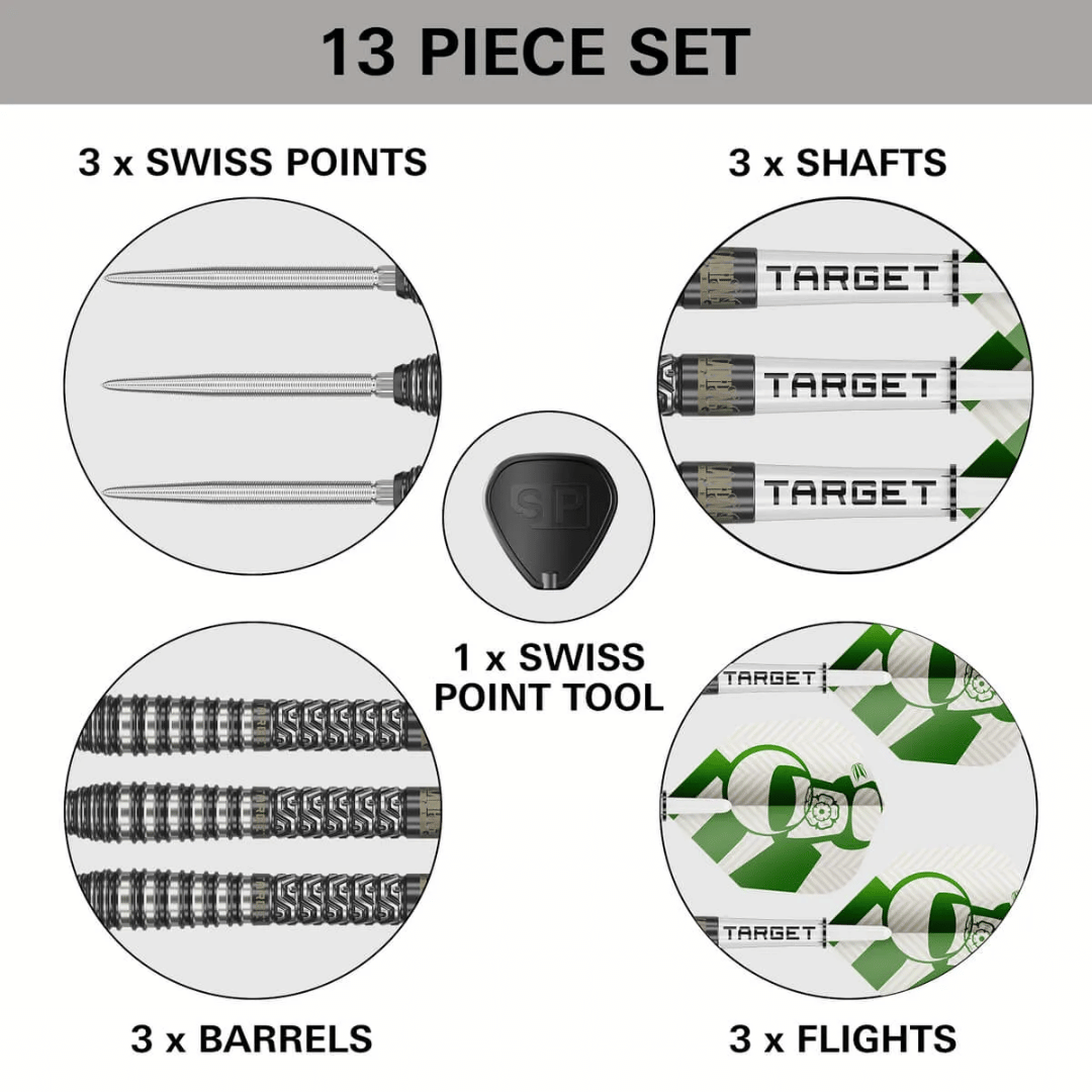TARGET CHARLIE MANBY G1 SP 95% TUNGSTEN STEEL TIP DARTS
