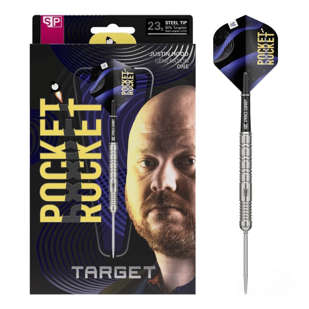 TARGET JUSTIN HOOD G1 SP 90% TUNGSTEN STEEL TIP DARTS