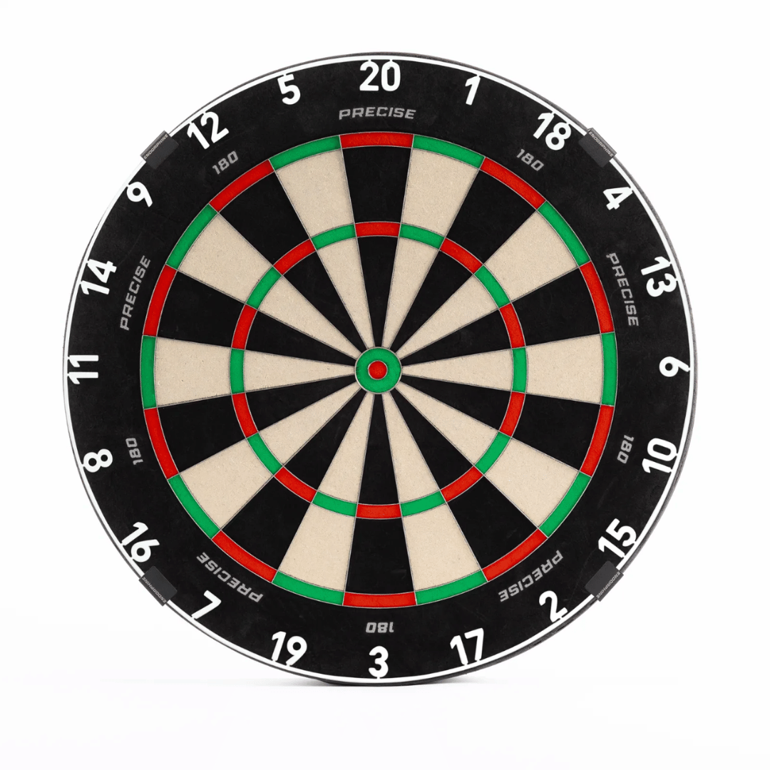 PRECISE180 ENDORPHINE CLASSIC WHITE PROFESSIONAL DARTBOARD
