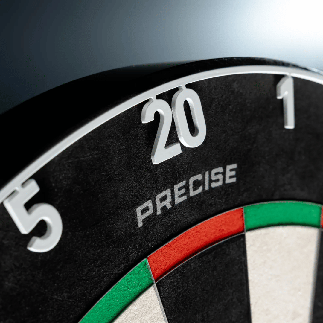 PRECISE180 ENDORPHINE CLASSIC WHITE PROFESSIONAL DARTBOARD