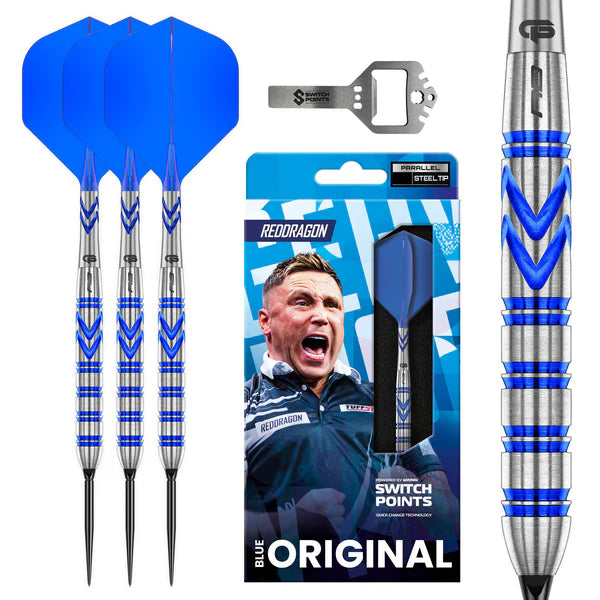 Gerwyn Price Iceman Blue 90% Switch Point Darts