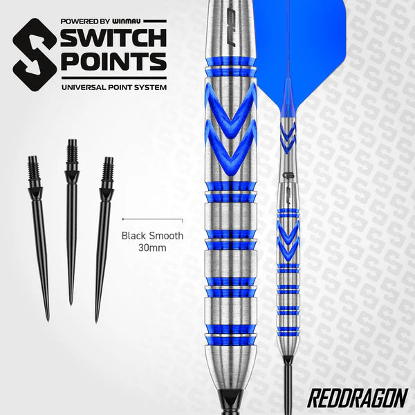 Gerwyn Price Iceman Blue 90% Switch Point Darts