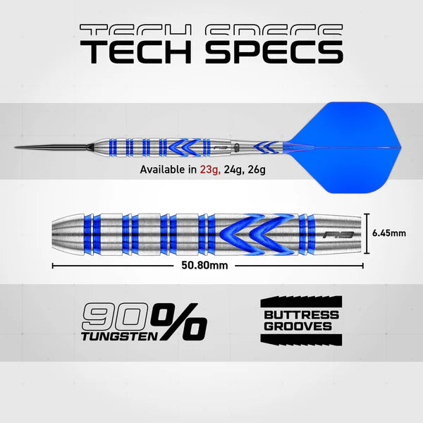 Gerwyn Price Iceman Blue 90% Switch Point Darts