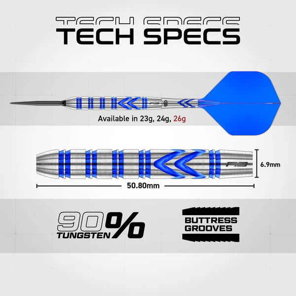 Gerwyn Price Iceman Blue 90% Switch Point Darts