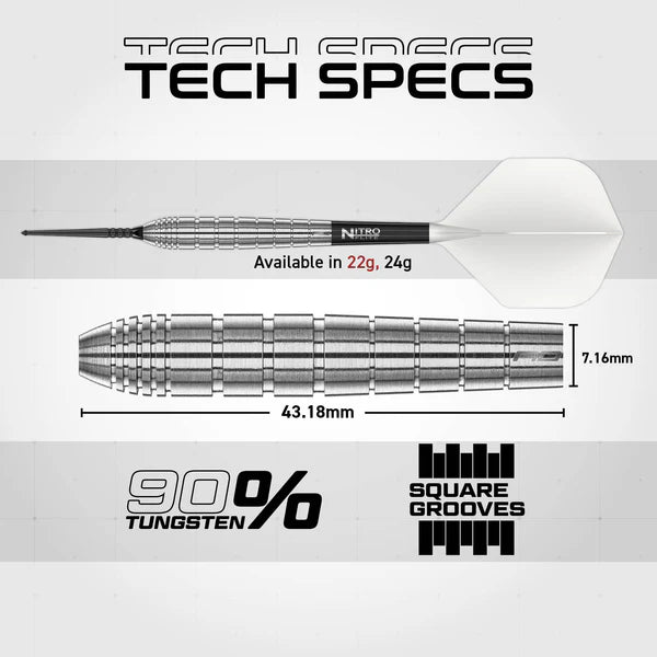 Luke Humphries TX1 90% Tungsten Switch Point Darts