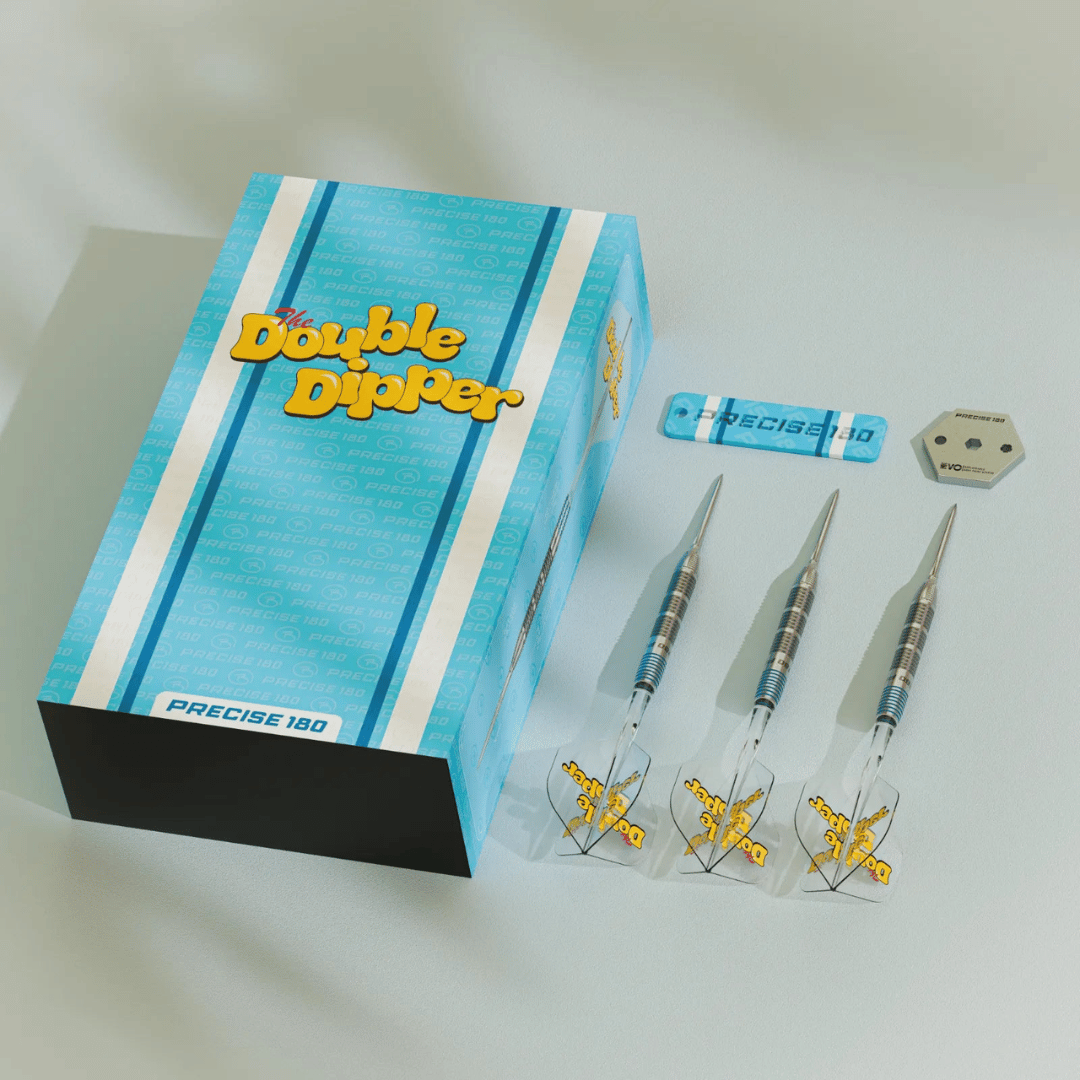 PRECISE180 BELA “DOUBLE DIPPER” SUP 90% TUNGSTEN STEEL TIP DARTS