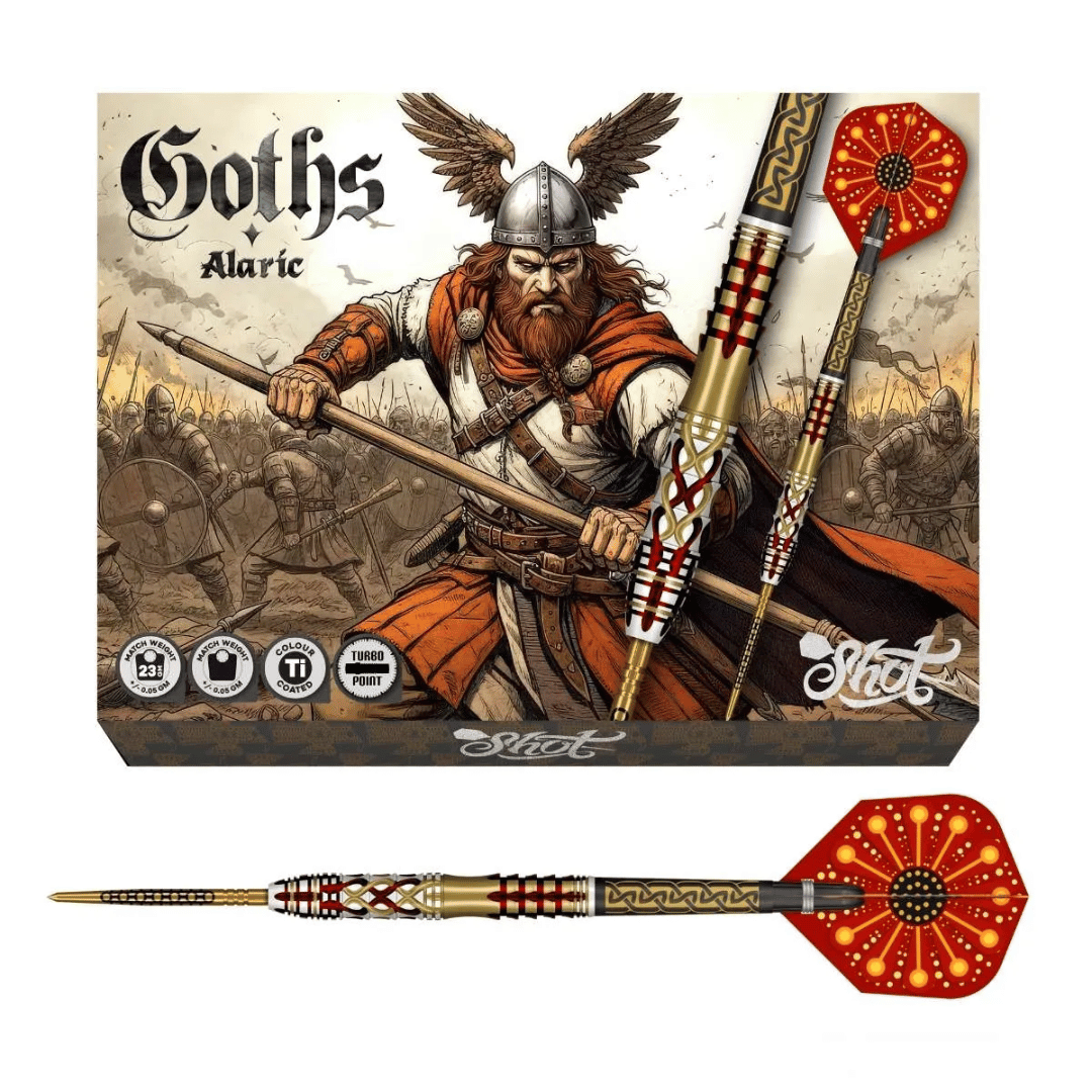 Shot Goths Alaric TP 95% Tungsten Steel Tip Darts
