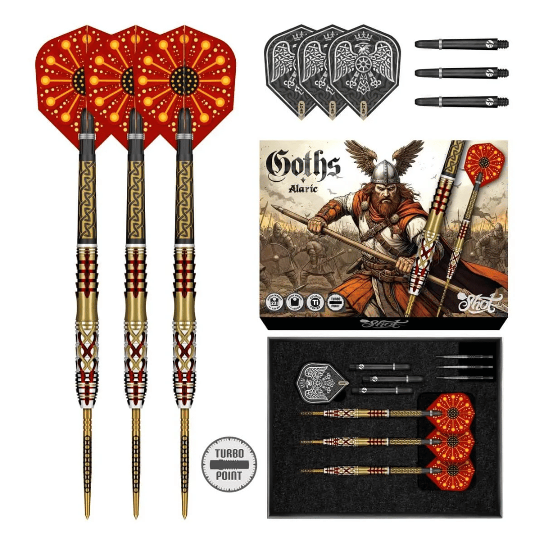 Shot Goths Alaric TP 95% Tungsten Steel Tip Darts