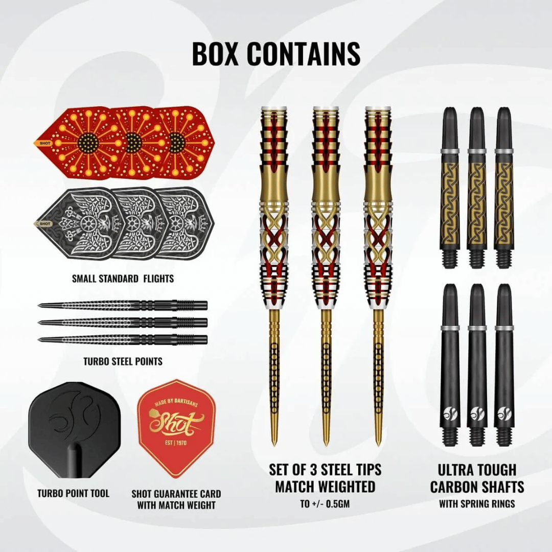 Shot Goths Alaric TP 95% Tungsten Steel Tip Darts