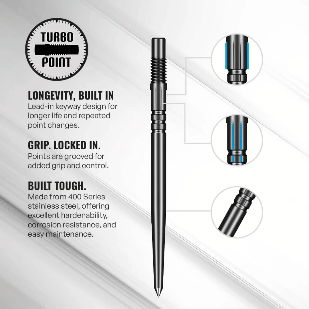 Shot Goths Visara TP 90% Tungsten Steel Tip Darts (TP)