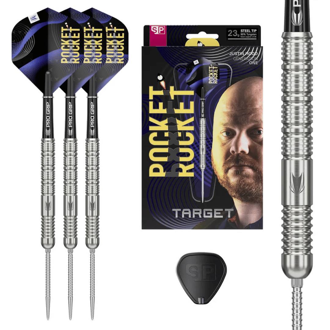 TARGET JUSTIN HOOD G1 SP 90% TUNGSTEN STEEL TIP DARTS