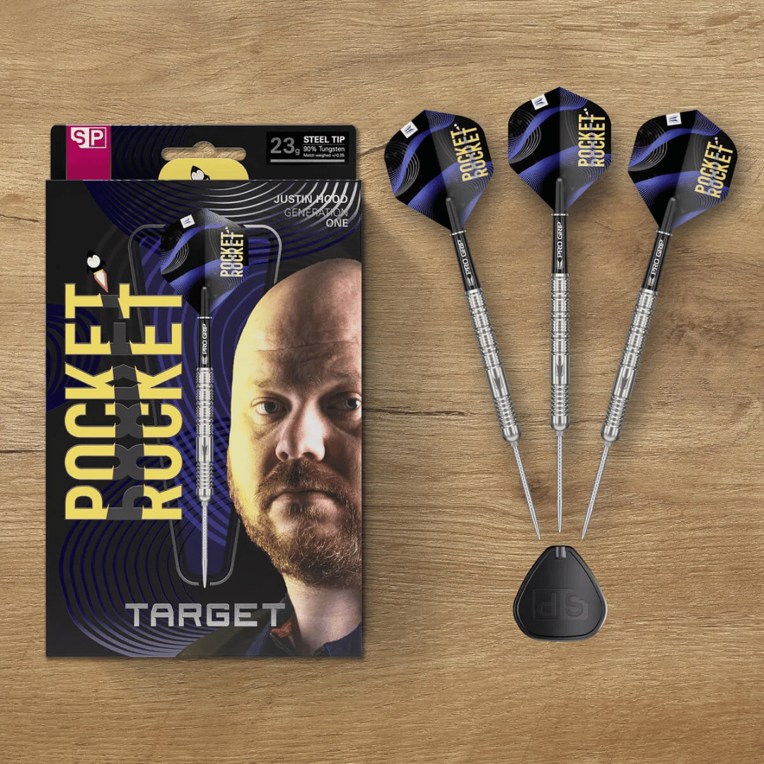 TARGET JUSTIN HOOD G1 SP 90% TUNGSTEN STEEL TIP DARTS