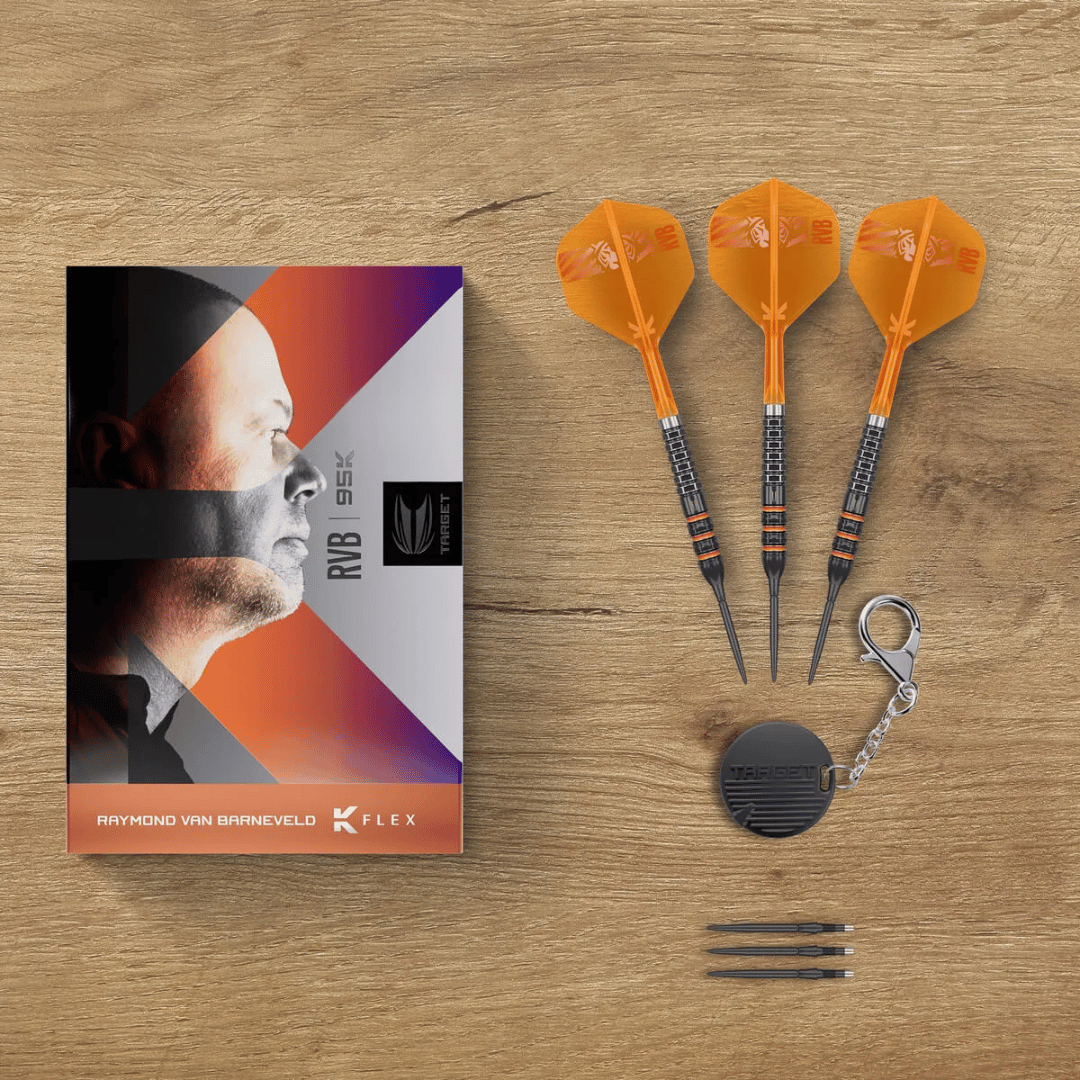 TARGET RAYMOND VAN BARNEVELD 95K SP 95% TUNGSTEN STEEL TIP DARTS