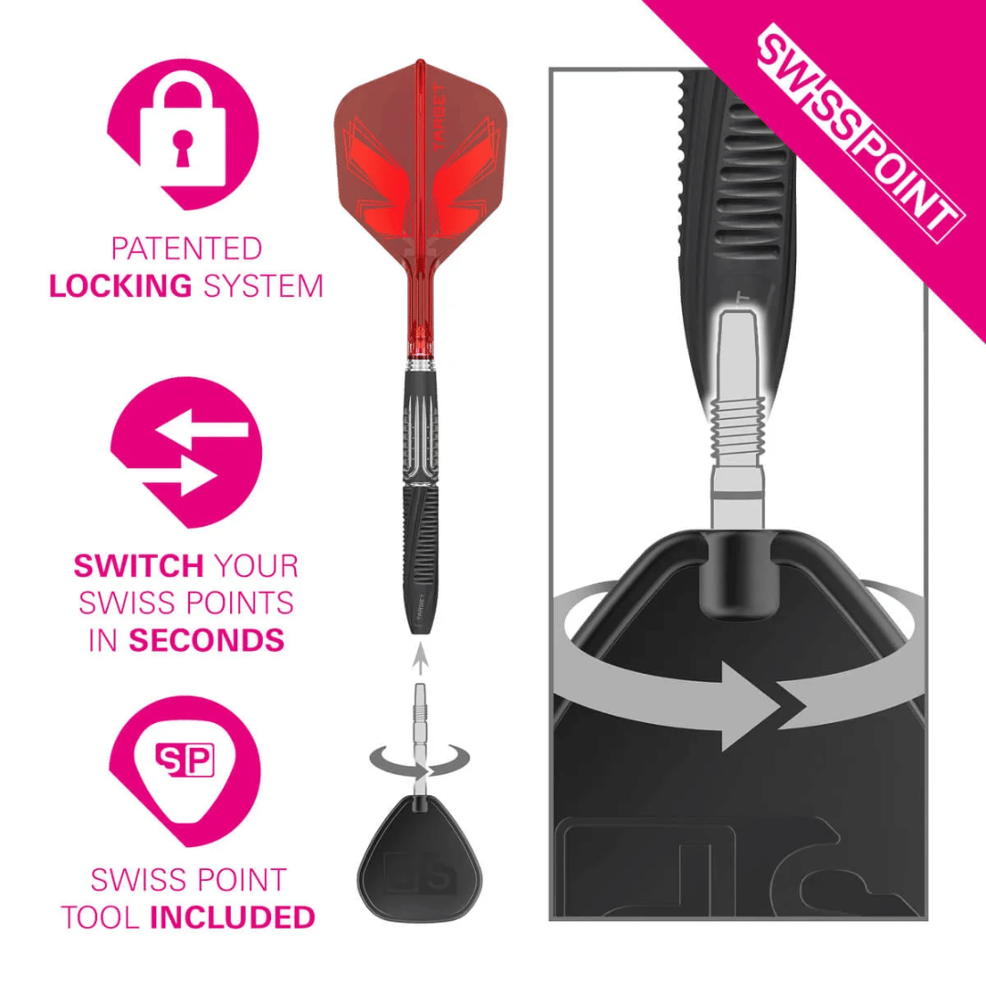 TARGET SHIFT SP 90% TUNGSTEN STEEL TIP DARTS
