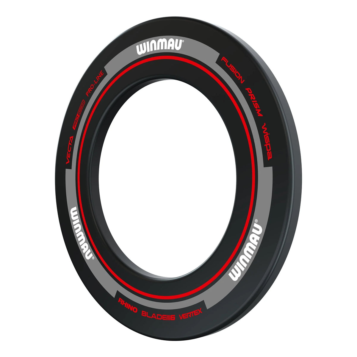 Winmau Advance Black and Red Dartboard Surround