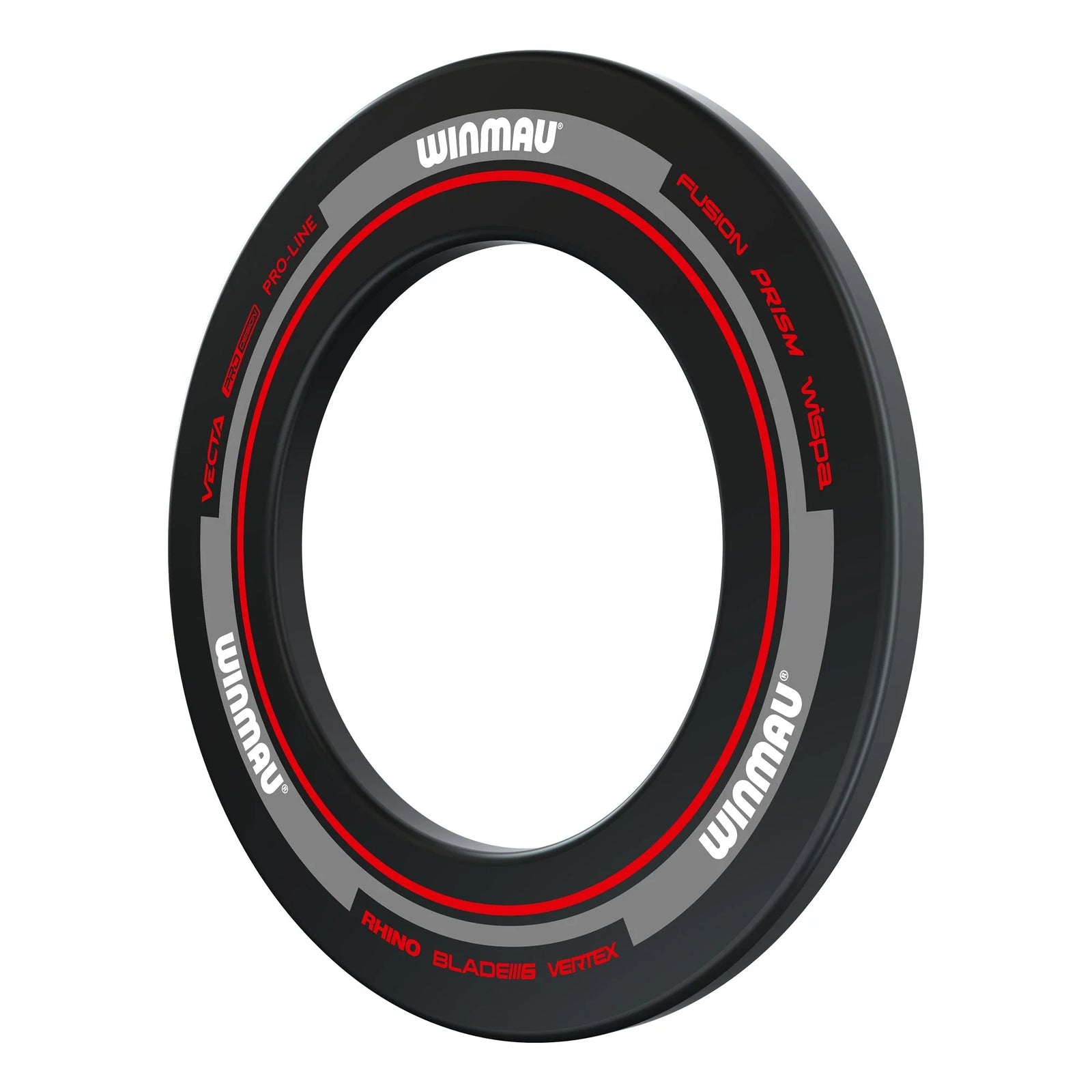 Winmau Advance Black and Red Dartboard Surround